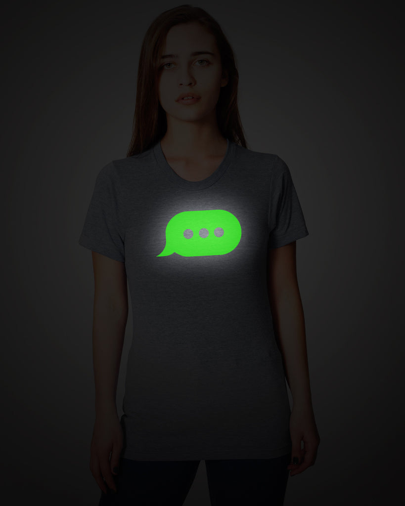 Glow Chat Bubble tee