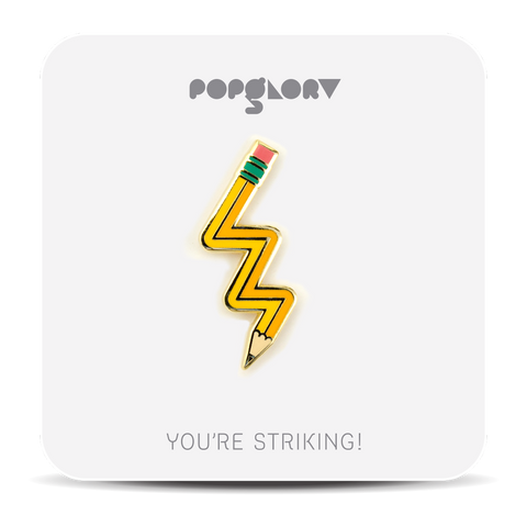 Pencil Me In "Lightning" pin